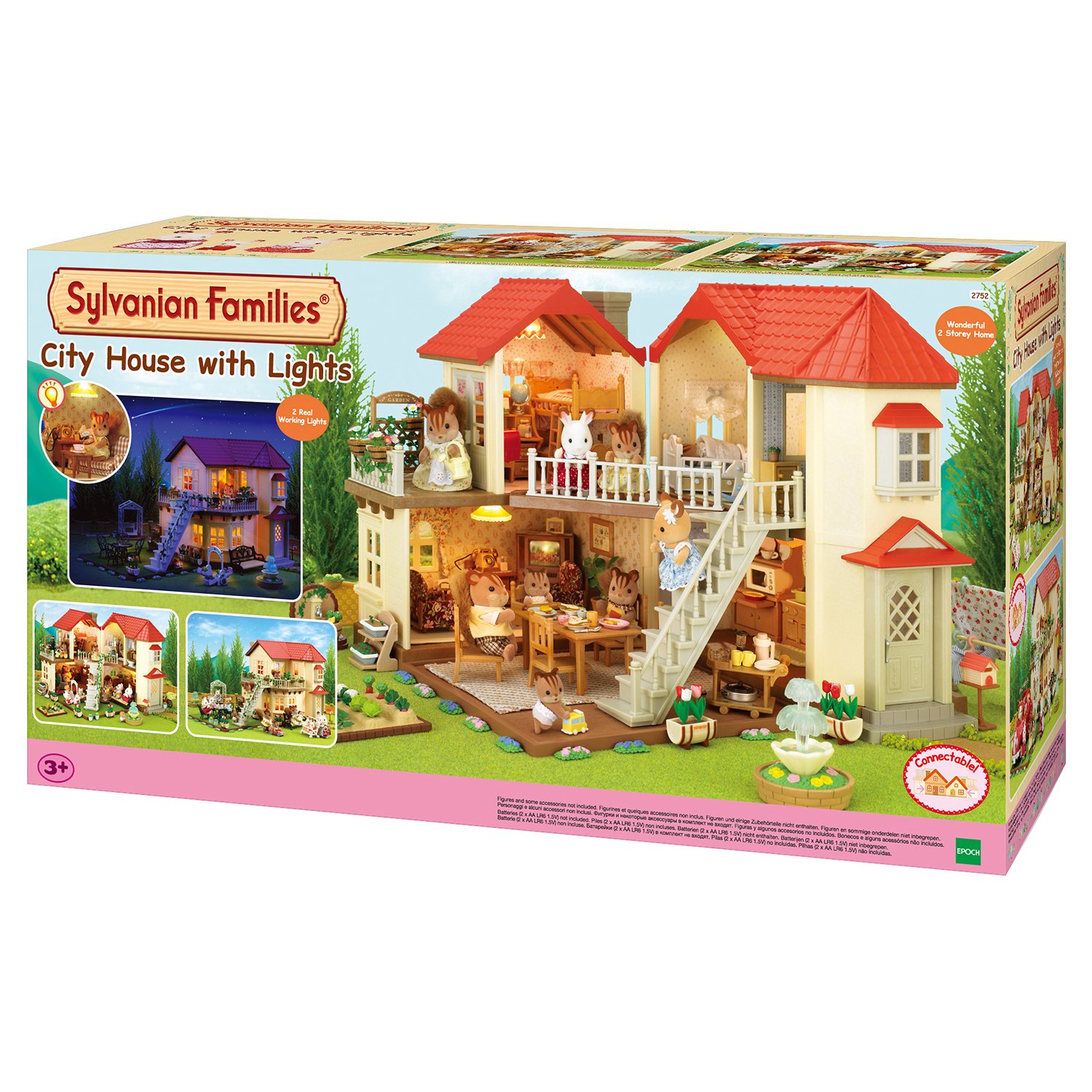 Игровой набор Sylvanian Families «Большой дом со светом»